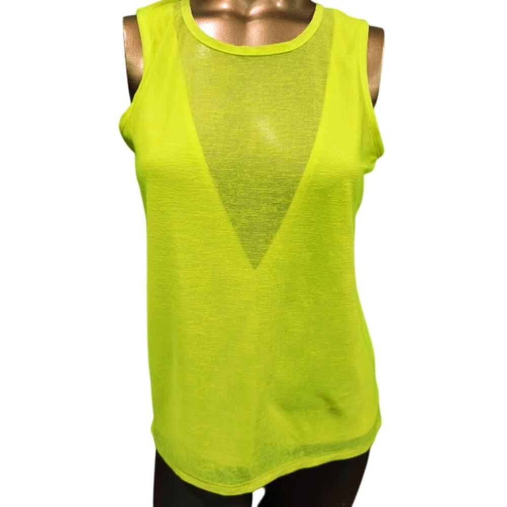 Kiind Of‎ Yellow Sheer Hi-Lo Top - Size XS